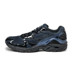 Leder Sneaker|Retro Runner*Mizuno x END. Wave Rider 10 Estate Blue / Black Beaut