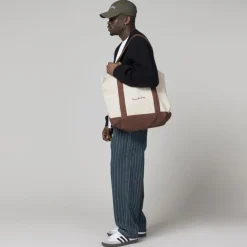 Taschen*Museum of Peace & Quiet Wordmark Boat Tote Clay