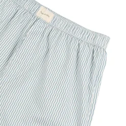 Pyjamas & Unterwäsche*Museum of Peace & Quiet Wordmark Poplin Boxer Blue