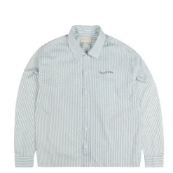 Hemden*Museum of Peace & Quiet Wordmark Poplin Buttonup Blue