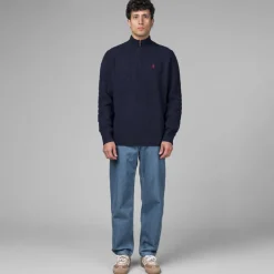 Hosen*Nanamica 5 Pockets Straight Denim Pants Indigo Bleach