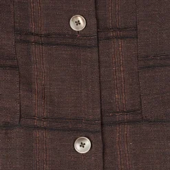 Hemden*Needles Cabana Shirt - Plaid Jacquard Brown