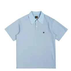 T-Shirts*Needles Polo Shirt - Poly Pique Sax