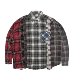 Hemden*Needles *Rebuild By* Flnnel Shirt Ribbon Wide A