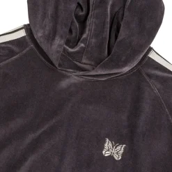 Hoodies*Needles Track Hoody - C/PE Velour Charcoal