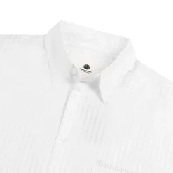 Hemden*New Amsterdam Surf Association Raw Edge Fluid Shirt White