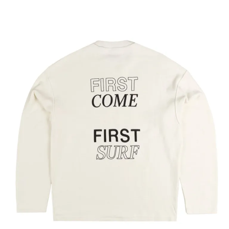 Crewnecks*New Amsterdam Surf Association Inside Out Crewneck White