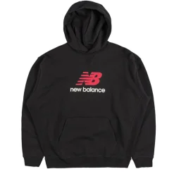Hoodies*New Balance Athletics French Terry Logo Hoodie Black