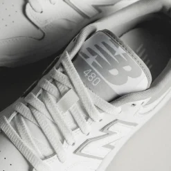 Leder Sneaker|Terrace Casual Sneaker*New Balance BB480LGM White / Grey Matter