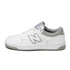 Leder Sneaker|Terrace Casual Sneaker*New Balance BB480LGM White / Grey Matter