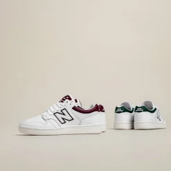 Leder Sneaker|Terrace Casual Sneaker*New Balance BB480LGT White / Timberwolf