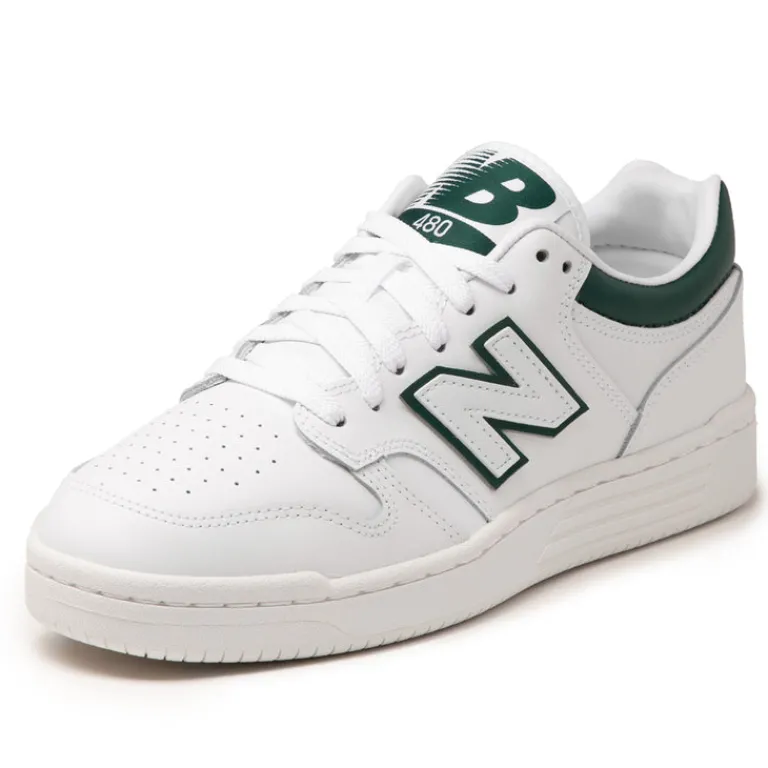 Leder Sneaker|Terrace Casual Sneaker*New Balance BB480LGT White / Timberwolf