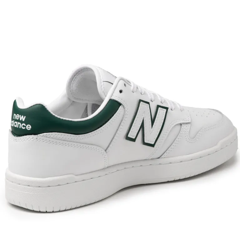 Leder Sneaker|Terrace Casual Sneaker*New Balance BB480LGT White / Timberwolf