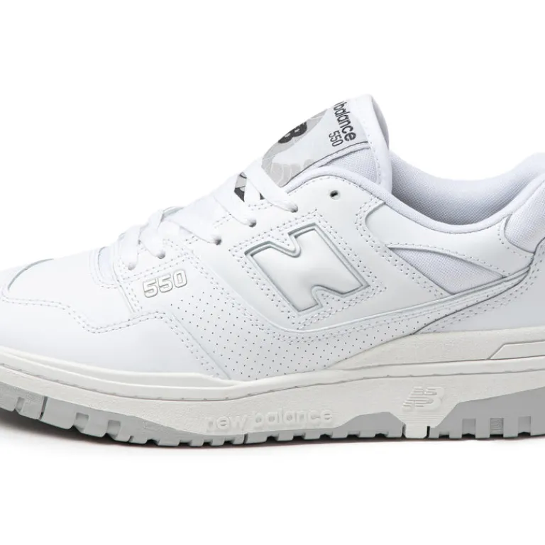 Leder Sneaker|Weiße Sneaker*New Balance BB550PB1 White