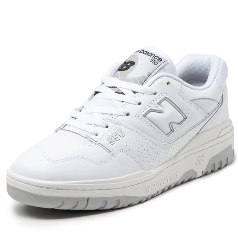 Leder Sneaker|Weiße Sneaker*New Balance BB550PB1 White