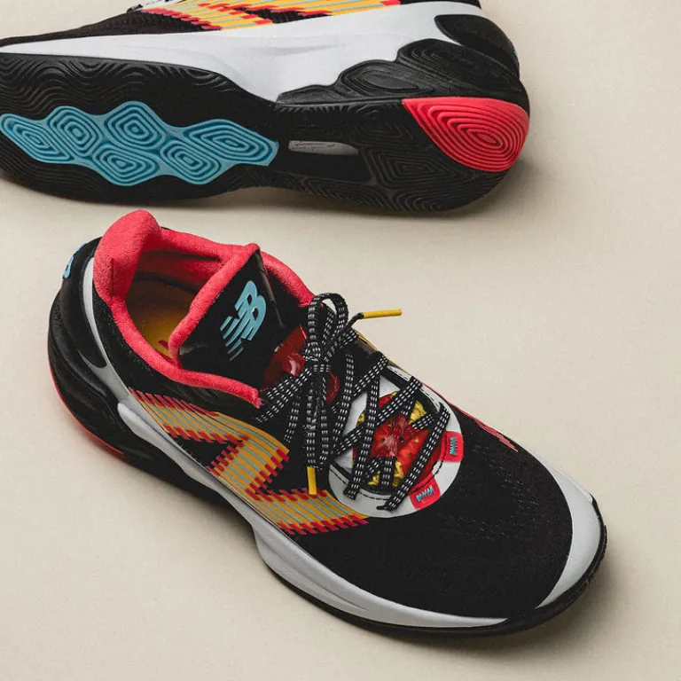 Vegane Sneaker|High-Top Sneaker*New Balance Fresh Foam BB V2 Black / White / Blast Red