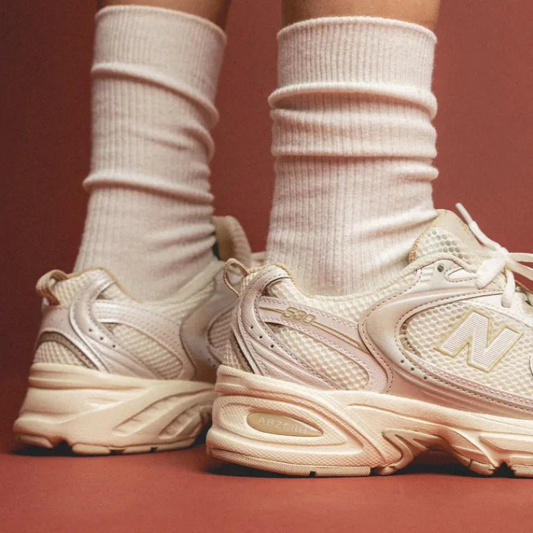 Vegane Sneaker|Retro Runner*New Balance MR530AA Beige / Angora