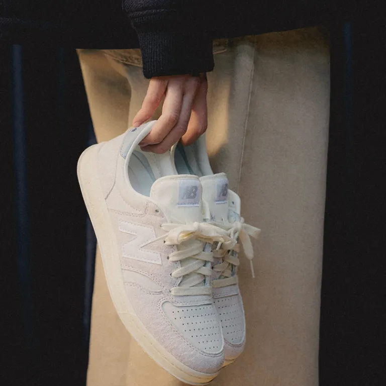 Leder Sneaker|Weiße Sneaker*New Balance T500AG Reflective / White / Light Artic Grey