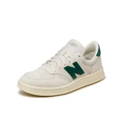 Leder Sneaker|Terrace Casual Sneaker*New Balance T500CG Sea Salt / Marsh Green / Angora