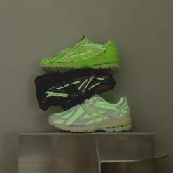 Leder Sneaker|Retro Runner*New Balance U1906AD *Glow in the Dark* Black / Dragon Berry / White