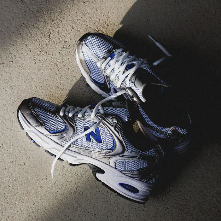 Leder Sneaker|Retro Runner*New Balance U530ADE Silver Metallic