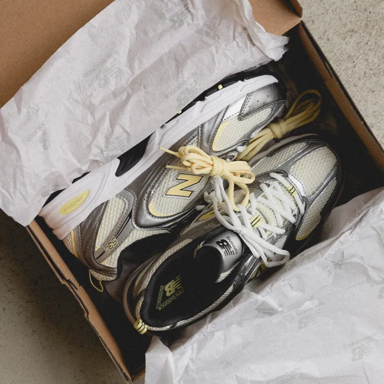 Leder Sneaker|Retro Runner*New Balance U530ADG Silver Metallic