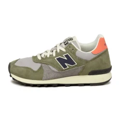 Leder Sneaker|Retro Runner*New Balance U475BA Dark Olivine / Raincloud / Drift Red / Midnigh