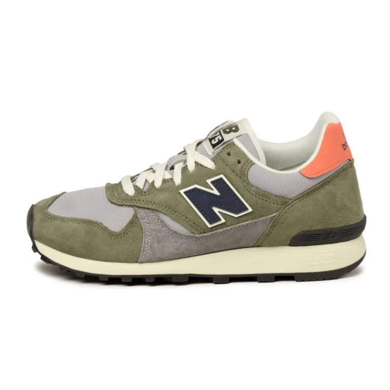Leder Sneaker|Retro Runner*New Balance U475BA Dark Olivine / Raincloud / Drift Red / Midnigh