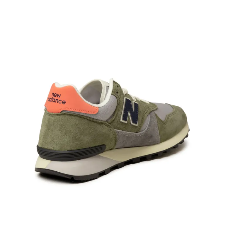 Leder Sneaker|Retro Runner*New Balance U475BA Dark Olivine / Raincloud / Drift Red / Midnigh