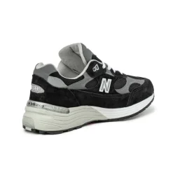Leder Sneaker|Retro Runner*New Balance U992BK *Made in USA* Black /Grey / Silver Metalic