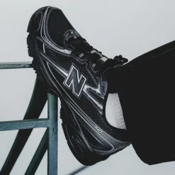 Vegane Sneaker|Retro Runner*New Balance U740BM2 Black / Silver Metallic