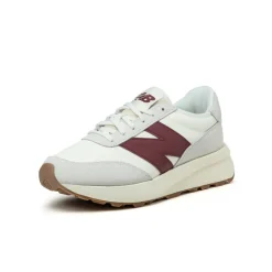 Leder Sneaker|Retro Runner*New Balance U370CB Sea Salt / Classic Crimson
