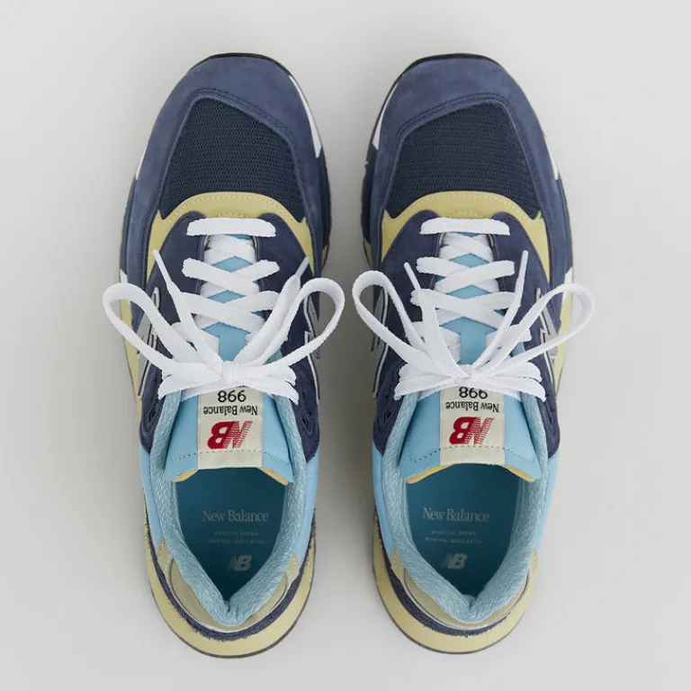 Leder Sneaker|Retro Runner*New Balance U998CB *Made in USA* NB Navy / Chrome Blue