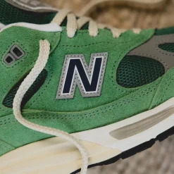 Leder Sneaker|Retro Runner*New Balance U991GV2 *Made in England* Mineral Green