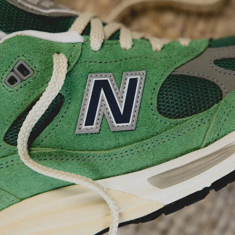Leder Sneaker|Retro Runner*New Balance U991GV2 *Made in England* Mineral Green