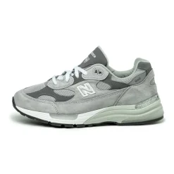 Leder Sneaker|Retro Runner*New Balance U992GY *Made in USA* Grey / Silver Metallic