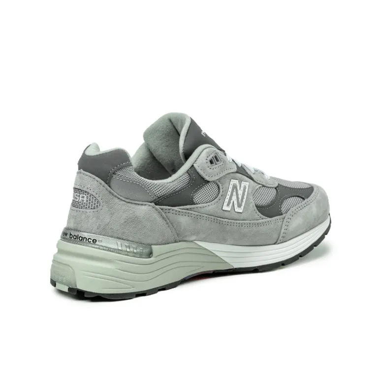 Leder Sneaker|Retro Runner*New Balance U992GY *Made in USA* Grey / Silver Metallic