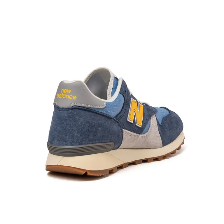 Leder Sneaker|Retro Runner*New Balance U475HA Vintage Indigo / Blue Laguna / Marmalade