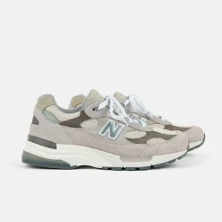 Leder Sneaker|Retro Runner*New Balance U992MM *Made in USA* Moonrock / Mushroom