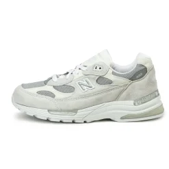 Leder Sneaker|Weiße Sneaker*New Balance U992NC *Made in USA* White / Reflective / Silver Metallic