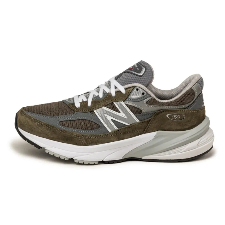 Leder Sneaker|Terrace Casual Sneaker*New Balance U990OG6 *Made in USA* Olive / Grey