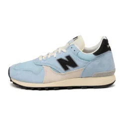 Leder Sneaker|Retro Runner*New Balance U475PB Light Chrome Blue / Black / Linen