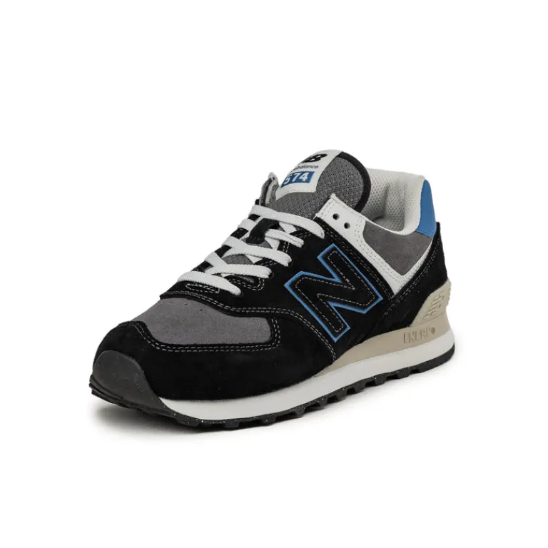 Leder Sneaker|Retro Runner*New Balance U574QRB Black / Blue Agate