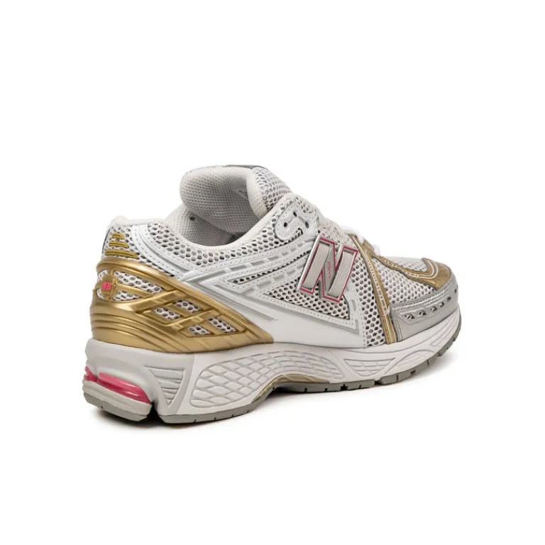 Vegane Sneaker|Weiße Sneaker*New Balance U1906RCH Silver Metallic / Dragon Berry / White