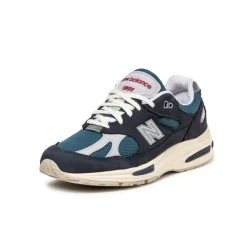 Leder Sneaker|Retro Runner*New Balance U991VN2 *Made in England* Total Eclipse / Indian Teal / Harbor Mist