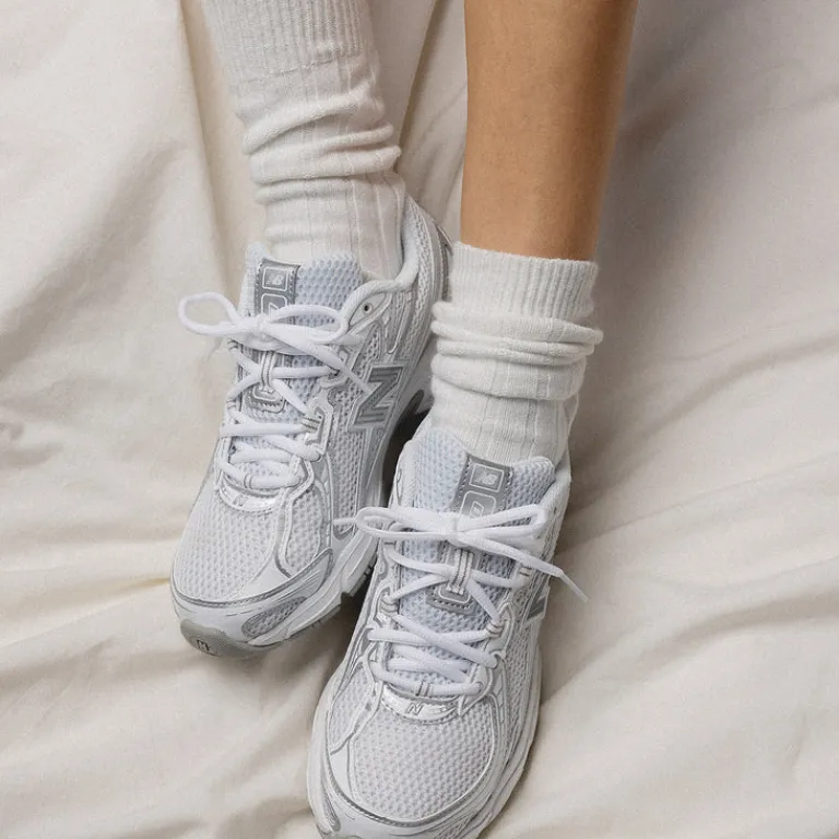 Vegane Sneaker|Weiße Sneaker*New Balance U740WM2 White / Silver Metallic / Reflection