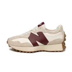 Leder Sneaker|Retro Runner*New Balance WS327KA Moonbeam / Classic Burgundy