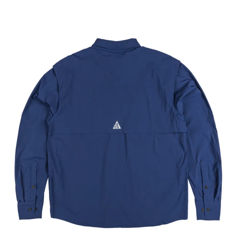 Hemden*Nike ACG *Orb Weaver* Dri-FIT ADV UV Longsleeve Shirt Blue Void / Black / Summit White