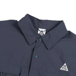 Hemden*Nike ACG *Orb Weaver* Uv Repel Short-Sleeve Shirt Thunder Blue / Smoky Blue / Summit White