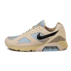 Leder Sneaker|Retro Runner*Nike Air 180 Light Khaki / Black / Team Gold / Psychic Blue